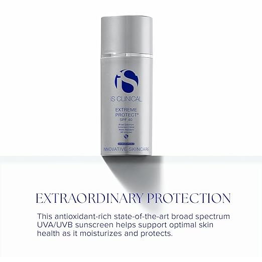 iS CLINICAL Extreme Protect SPF 40 Tinted Sunscreen Daily Face Moisturizer with SPF Hydrating Treatment Sunscreen