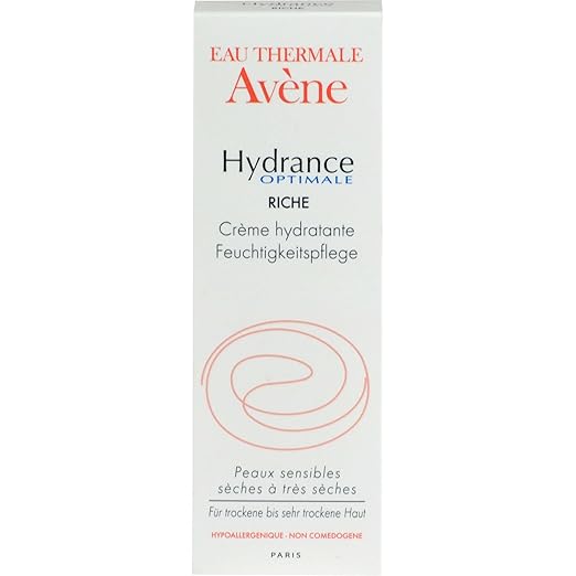 Av?ne Hydrance RICH Hydrating Cream Daily Face Moisturizer Soothes feelings of skin tightness &amp discomfort associated with dryness Dry skin moisturizer Non-Comedogenic 1.3 Oz