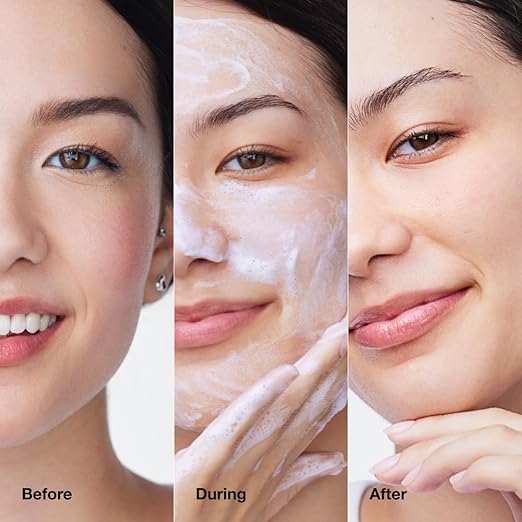 Clinique Take The Day Off Facial Cleansing Mousse With Hyaluronic Acid + Glycerin | Dissolves Makeup Sunscreen + Pollution | For All Skin Types 4.2 Fl Oz