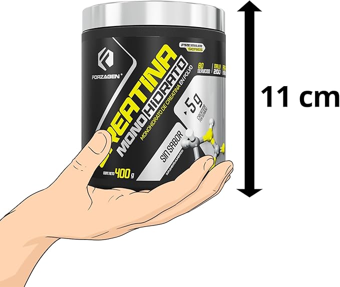 Forzagen Creatine Monohydrate Powder Unflavored - (80 Servings)