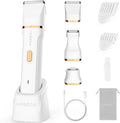 Bikini Trimmer for Women 3in1 Electric Razor for Women with Facial Trimmers &amp Intimate Shaver for Sensitive Skin Waterproof Wet &amp Dry Use Rechargeable Pubic Hair Trimmer Removal