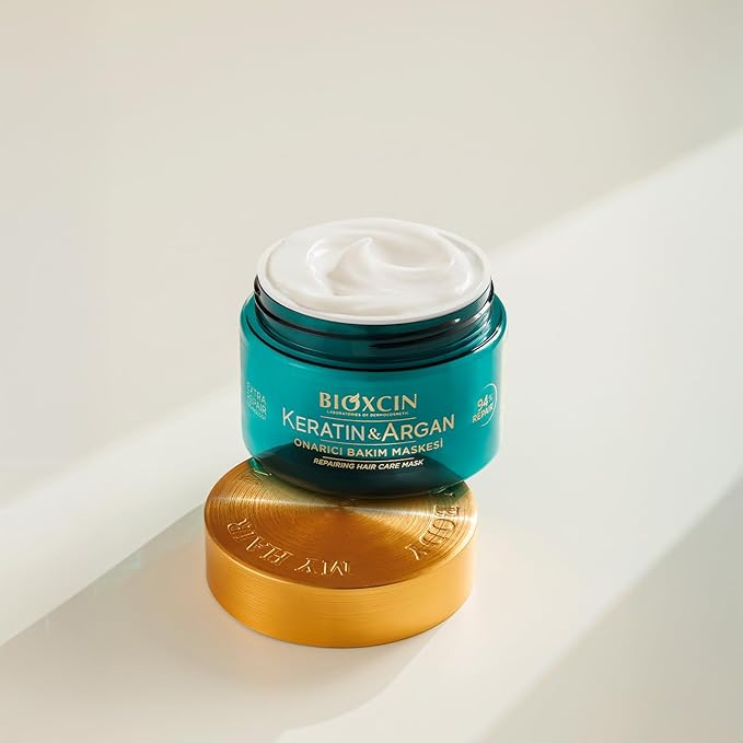 BIOXCIN KERATIN &amp ARGAN REPAIRING HAIR CARE MASK