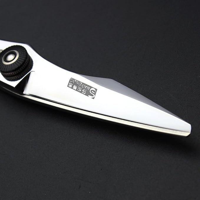 Japan 440 Steel Scissors Professional Hair Dressing Scissors for Barber Thinning Hair Shears 5.5/6/6.5 inch (5.5 Inch Flat Cut-A)