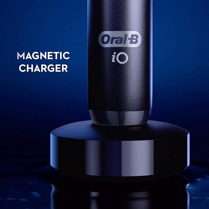 Oral-B iO Series 7 Electric Toothbrush with 2 Replacement Brush Heads Black Onyx