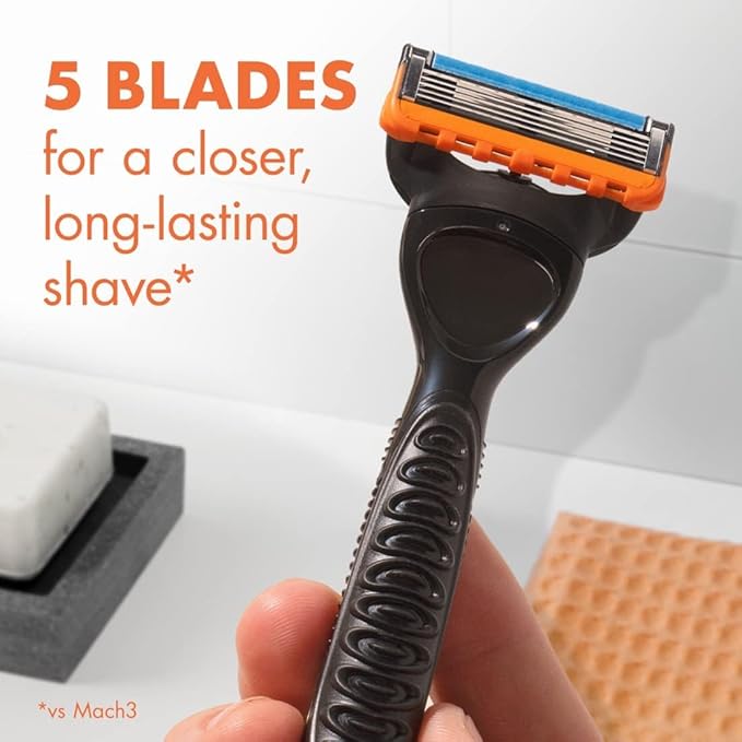 Gillette Fusion5 Men's Razor Blade Refills 10 Count + Fusion5 ProGlide Razor Blade Refills - 2 Count Holiday Gifts for Men