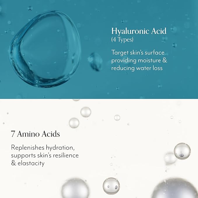 Bliss Hyaluronic Acid Drench &amp Quench Facial Serum ? Hydrating Serum for Dry Sensitive Skin - Lightweight Gel Formula for Deep Hydration &amp Plump Skin - Clean Cruelty-Free - 1 Fl Oz