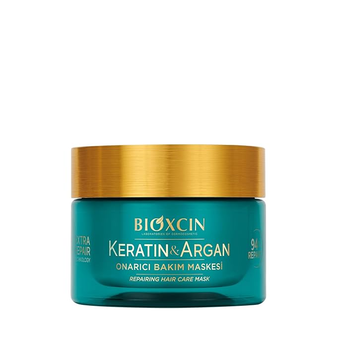 BIOXCIN KERATIN &amp ARGAN REPAIRING HAIR CARE MASK