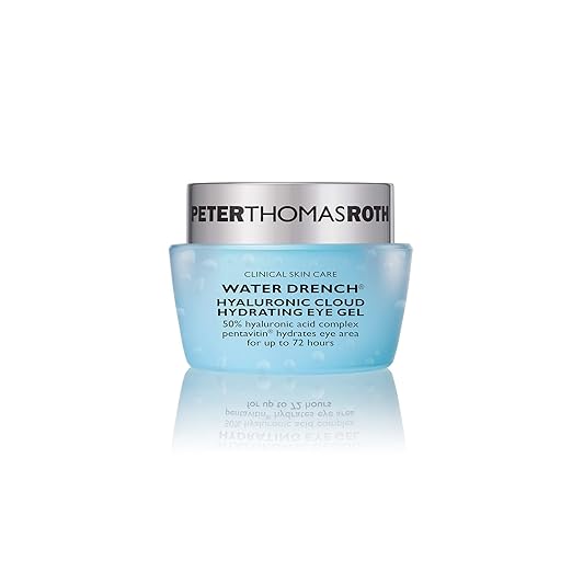 Peter Thomas Roth | Water Drench® Hyaluronic Cloud Hydrating Eye Gel | Hyaluronic Acid Gel With Caffeine for Fine Lines Wrinkles Under-Eye Puffiness and Dark Circles