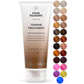 Four Reasons Color Mask - Chocolate - (27 Colors) Toning Treatment Color Depositing Conditioner Tone &amp Enhance Color-Treated Hair - Semi Permanent Hair Dye Vegan and Cruelty-Free 6.76 fl oz
