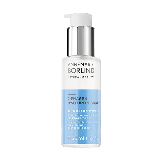 ANNEMARIE B?RLIND - 2 Phase Hyaluronan Shake - Hyaluronic Acid + Aloe Vera + Black Forest Rose Stem Cells For Intense Hydration - Moisturizing Plumping Nourishing - 1.69 Fl. Oz.
