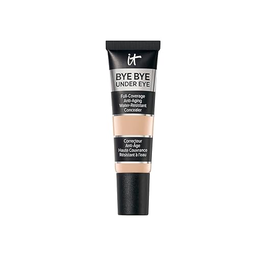 IT Cosmetics Bye Bye Under Eye Concealer - Water-Resistant 24H Full Coverage Brightening Concealer For Dark Circles Fine Lines Redness &amp Discoloration Anti-Aging Color Correcting Cream - 0.4 f
