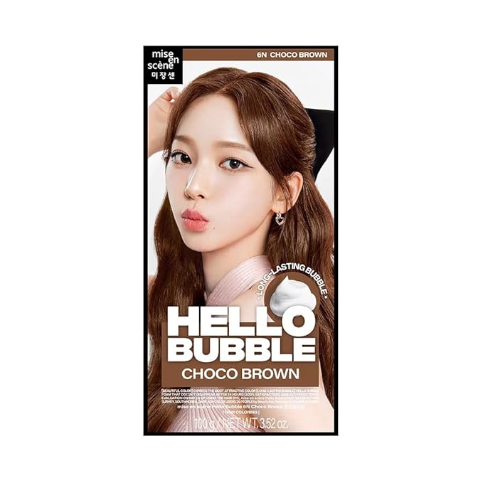 Hello Bubble Hair Color Color Dyeing Kit (6N)