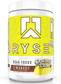 RYSE BCAA Focus Powder - Country Time Lemonade - BCAA Supplement with Electrolytes Natural Caffeine &amp Cognizin Supports for Hydration Recovery Energy and Focus for Men &amp Women - 30 Serving