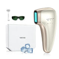 Painless IPL Laser Hair Removal for Women &amp Men 39°F Sapphire Ice Cooling Technology At-Home Laser Hair Removal Device for Face Armpits Legs Bikini &amp Whole Body Long-Lasting Results