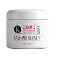 Kashmir Keratin Ceramic Hair Maskdeeply conditions dry damaged hair repairs with keratin making it soft frizz-free hydrated well-conditioned and adds shine.(16 oz)