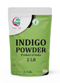 Indigo Powder for Hair 2 LB | Ideal for Black and Dark Hair | Indigofera Tinctoria | Black Henna | Natural Hair color | By Yogi's Gift®