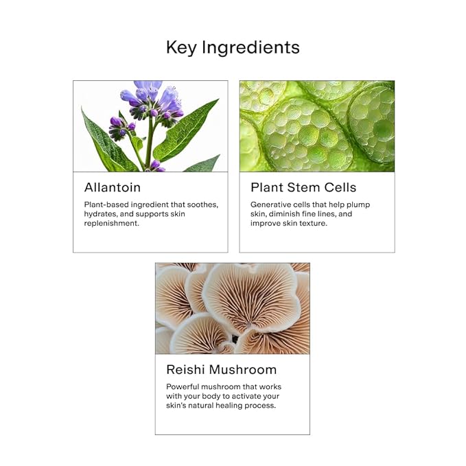CLEARSTEM - CELLRENEW - Collagen Stem Cell Serum - Acne + Youthful Skin Face Serum - Hyaluronic Acid Reishi Aloe Vera - Facial Skin Care Products - Gluten Free Cruelty Free - 1 fl oz / 29ml