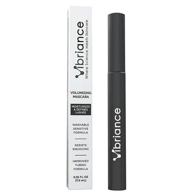 Vibriance Volumizing Tubing Mascara Soft Black - Hypoallergenic Moisturizing Lifting Long-Lasting - Special Tube Formula for 50+
