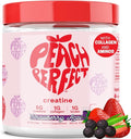 Peach Perfect Creatine Blend for Women ? Micronized Creatine Monohydrate with BCAA &amp Collagen for Glute Strength Support ? Strawberry Acai ? 30 Servings
