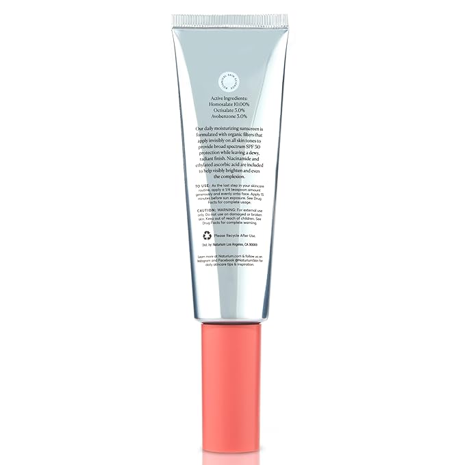 Naturium Dew-Glow Moisturizer SPF 50 PA++++ Jumbo Daily Moisturizing Sunscreen &amp Face Primer Skin Protector with Dewy Finish 3.4 oz