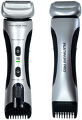 MANGROOMER - PLATINUM PRO New Body Groomer Ball Groomer and Body Trimmer with Lithium Max Battery Bonus Extra Foil and Storage Case!