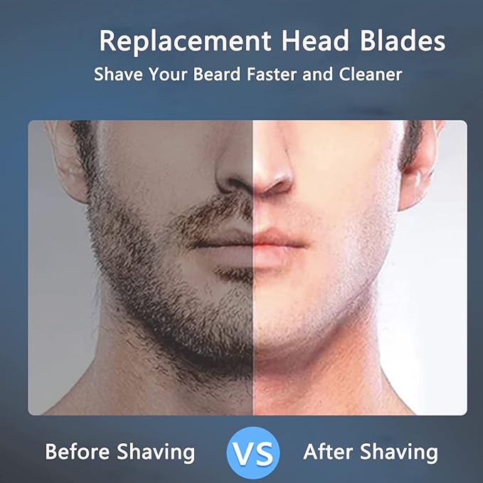SH70 Replacement Heads Compatible with Philip Electric Shavers Series 7000 SH70/71Razor Replacement Blades Compatible with noreclo Shaver Blades for SW7700 S7370 S7371 S7720 S7710 SW7700