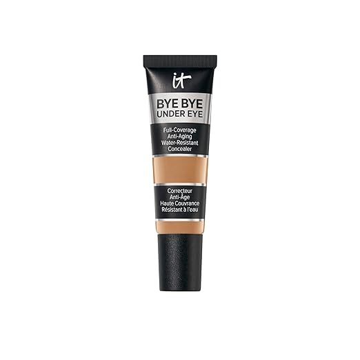IT Cosmetics Bye Bye Under Eye Concealer - Water-Resistant 24H Full Coverage Brightening Concealer For Dark Circles Fine Lines Redness &amp Discoloration Anti-Aging Color Correcting Cream - 0.4 f