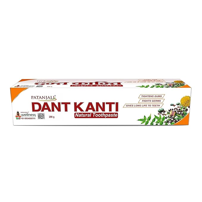 Patanjali Dant Kanti Natural Toothpaste 200g / 6.76 fl oz ? (Pack of 5)