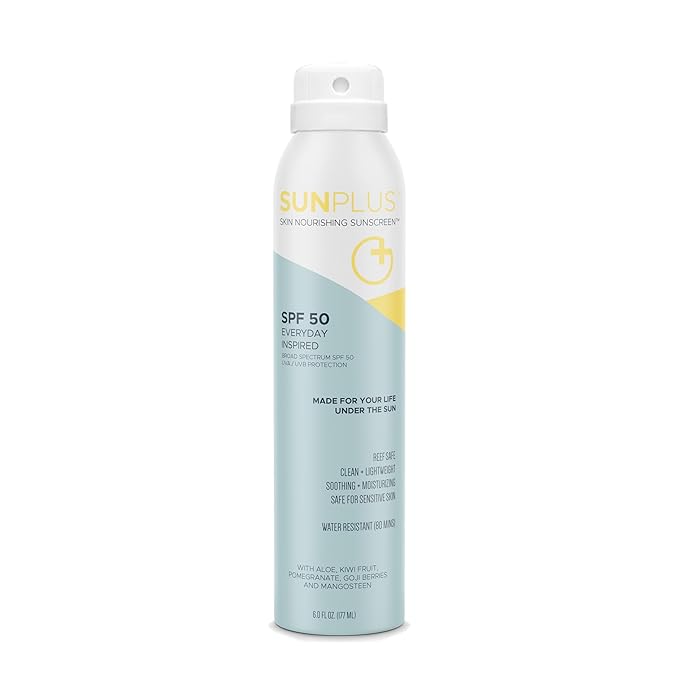 Superfood + Vitamin E Lightweight Sun Protection Spray SPF 30 | Skincare Inspired Suncare for Healthy Skin + Sunny Living | Everyday + All Activity Protection