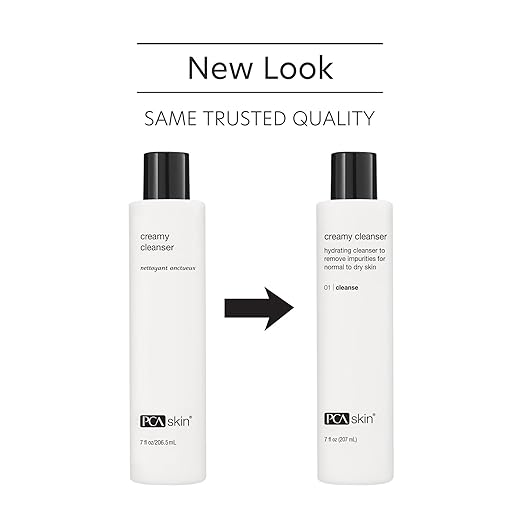 PCA SKIN Creamy Moisturizing Face Cleanser Gentle Daily Face Wash for Dry and Sensitive Skin Leaves Skin Feeling Soft and Smooth Helps Remove Makeup Dirt and Impurities from Skin 7.0 oz Bottle