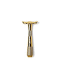 Leaf Shave | Twig Razor Gold - All-Metal Eco-Friendly Shaver for Men &amp Women Includes 5 Stainless Steel Single-Edge Blades Recommended for Face Shaving Lighter Hair and Sensitive Skin