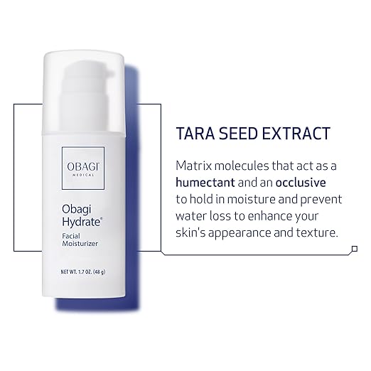 Obagi Hydrate Facial Moisturizer ? Non-Comedogenic Intensely Hydrating All Day Moisturizer that Combats Dryness with Tara Seed Extract Shea Butter &amp Avocado Oil