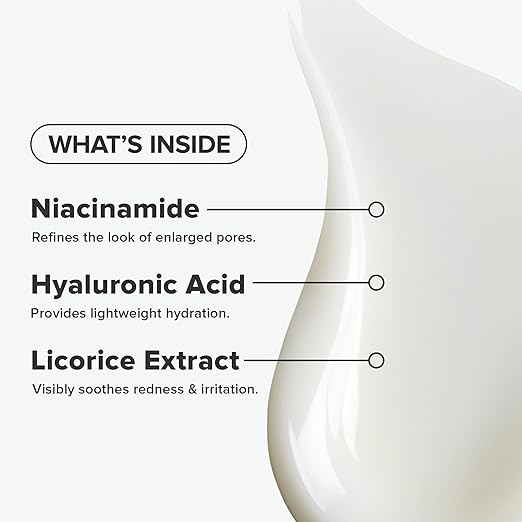 Paula's Choice CLEAR Oil-Free Face Moisturizer Lightweight Facial Cream for Acne-Prone Skin Hyaluronic Acid Pore-Minimizing Niacinamide Soothing Antioxidants Calms Redness Fragrance- Free