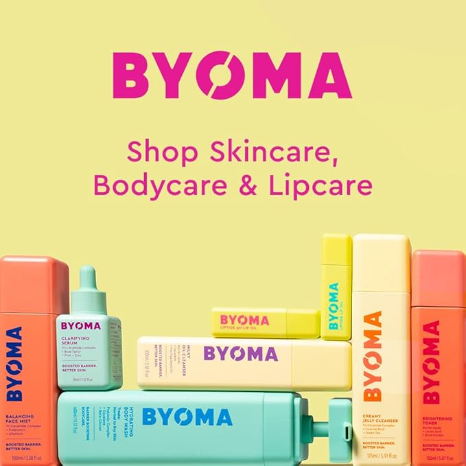 BYOMA So Hydrating Set - Barrier Repair Skincare Set - Creamy Jelly Cleanser Hydrating Face Serum &amp Ceramide Face Moisturizer for Dry Skin - Anti Wrinkle Alcohol Free Skin Care - 30ml 15ml 15m