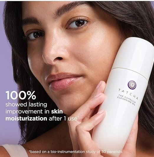 TATCHA Pure One Step Camellia Cleansing Oil | 2 in 1 Makeup Remover Oil &amp Face Wash | 150 ml / 5.1 oz