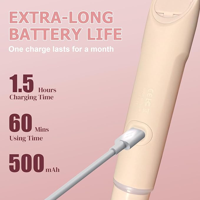 2 in 1 Bikini Trimmer for Women Led Electric Dual Head Shaver Women Rechargeable &amp Waterproof Painless for Sensitive Skin Electric Bikini Trimmer for Bikini Line &amp Pubic Legs Face Under