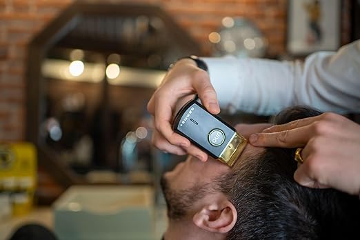 GAMMA+ Uno Mini-Sized Travel Cordless Mens Single Foil Shaver Micro-USB Rechargeable for Shorter Facial Stubble