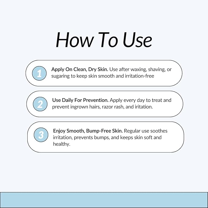 Ingrown Hair Treatment Roll-On for Waxing and Shaving | Razor Burn and Razor Bumps Treatment for Women and Men | Ingrown Hair Serum and Dark Spot Remover for Private Area | Get The Bump Outta Here!