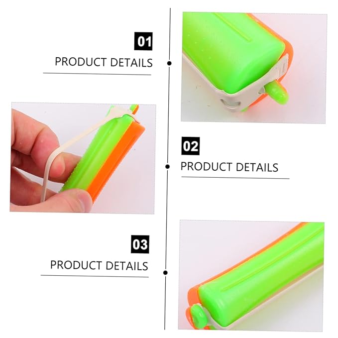 10-Piece Hair Curling Rod Set Double Color Hollow Perm Rods for DIY Styling Suitable for Home and Salon Use Fashionable Hair Curlers