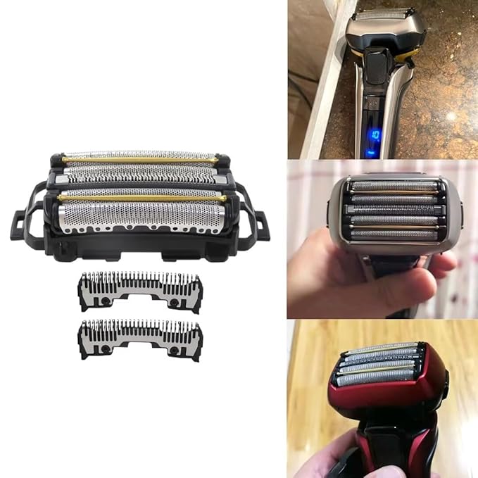 Latest Ver. ES9040 Replacement Spare Blade (Inner + Outer Set) Face Men's Shaver for P-anasonic ES-CLV7G ES-CLV5U ES-CLV5G