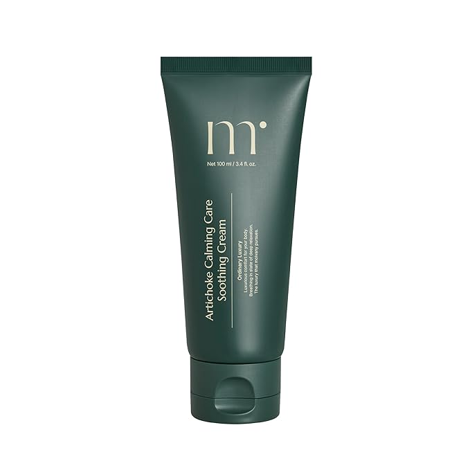 molvany Artichoke Calming Care Soothing Cream - Daily Facial Hydrating Moisturizer &amp Body Cream - Korean Skincare for Dehydrated &amp Sensitive Skin - 3.4 fl. oz
