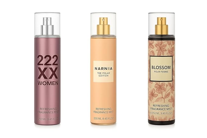 Refreshing Fragrance Mist Set 222XX Women Polar Edition Blossom Pour Femme 250ml/8.45 fl oz 3-Pack
