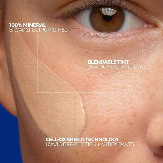 La Roche-Posay Anthelios Sunscreen SPF 50 Ultra-Light Fluid Broad Spectrum SPF 50 Face Sunscreen with Titanium Dioxide Mineral Lightweight &amp Fast-Absorbing Oil-Free Matte Finish