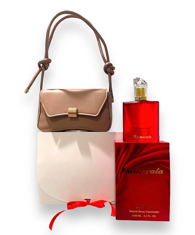 CAMERATA D'LUJO ESTUCHE DE REGALO (PERFUME+CARTERA) (Cartera Nude/Nude Purse)