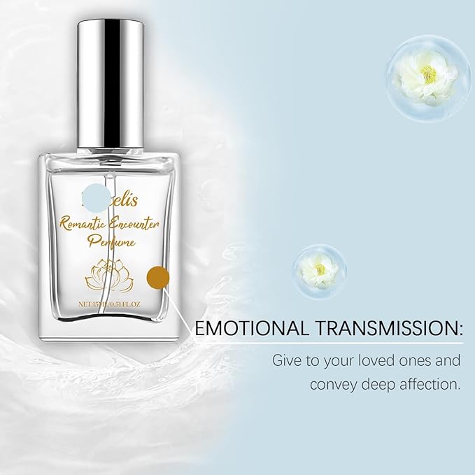 Snow Lotus Encounter Fragrance Perfume - Long-Lasting Delicate &amp Fresh Scent For Romantic Dates Ideal For Couples(2PCS)