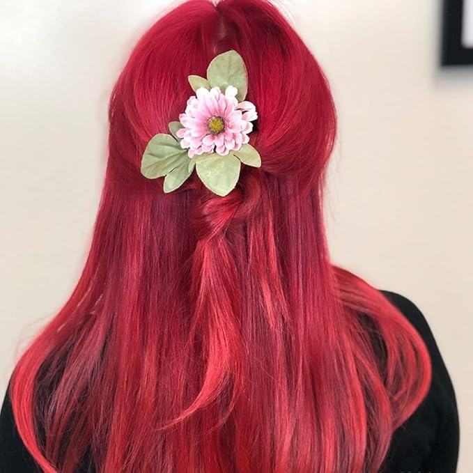 MANIC PANIC Classic Red Passion Semi Permanent Hair Color - Medium Cherry Red Hair Dye for Women &amp Men That Lasts 4-6 Weeks - Vegan Ammonia &amp Cruelty-Free - Create &amp Mix Custom Shades (4o