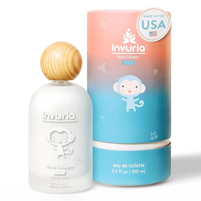 Afeto Baby Cologne | Alcohol-Free Cologne | For Boys &amp Girls | Baby Eau de Toilette | Newborn Perfume | 3.4 oz | 100 mL