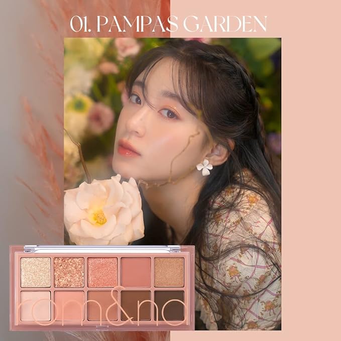rom&ampnd Better Than Palette Eyelid Color 8g (01 Pampas Garden)