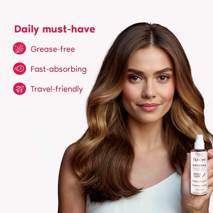 I Belli Capelli Ravenna Hair Straightening Kit ? Organic Hair B-tox &amp Repair Oil ? Anti-Frizz Intense Hydration Shine ? Formaldehyde-Free ? B-otox Hair Treament For All Hair Types (2-Pack)