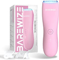 Bikini Trimmer for Women Pubic Hair Trimmer | Waterproof USB-C Rechargeable LED Light Replaceable Blade | Electric Razors for Women Electric Lady Shaver (Rose)